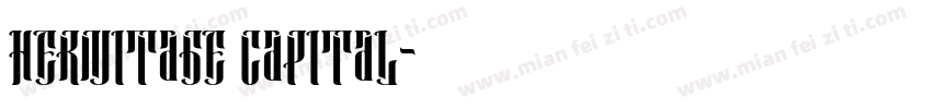 Hermitage Capital字体转换
